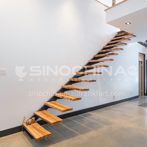 Indoor straight whole staircase ZT-13